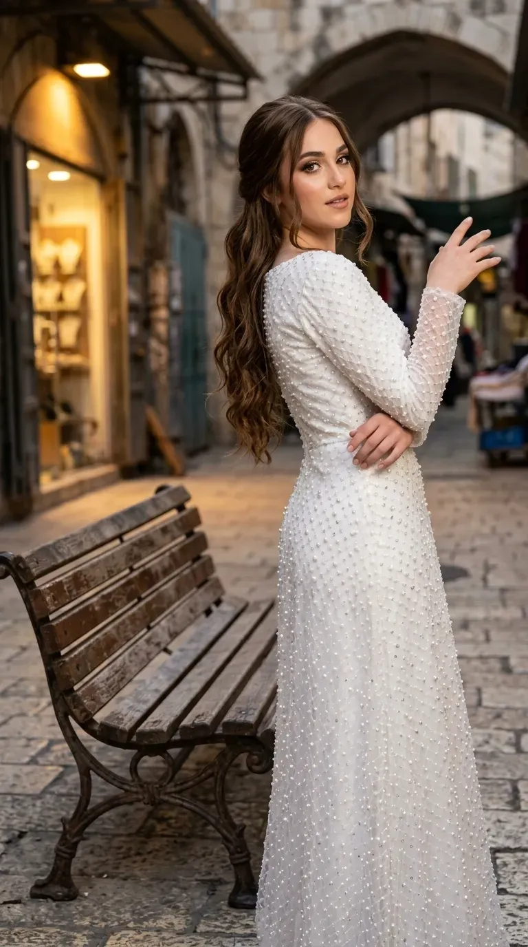 Collection of pageant and beaded wedding dresses