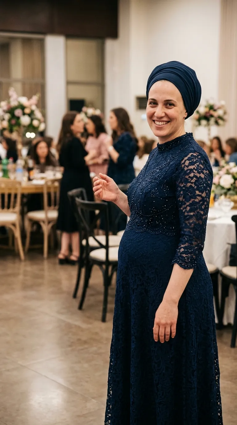 שמלת כלה צנועה תפורה בעיצוב אישי מבדים איכותיים ותחרות וחרוזים שרוולים ארוכים וצווארון סירה
